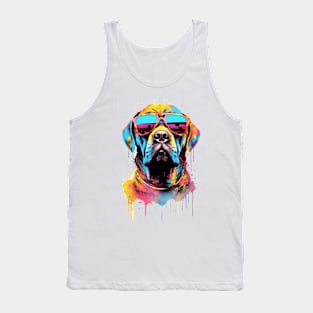 Dog with sunglasses Tank Top